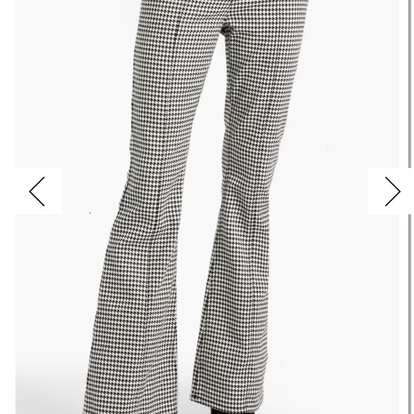 Derek Lam 10 Crosby Flared Houndstooth Pants - Picture 15 of 15